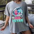 Six Seven 67 Ice Cream Drip Baseball For Boy Kids Youth Women's Comfort Colors T-Shirt Gray Six Seven 67 Ice Cream Drip Baseball For Boy Kids Youth Women's Comfort Colors T-Shirt Gray