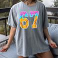 Six Seven Baseball Drip Women's Comfort Colors T-Shirt Gray Six Seven Baseball Drip Women's Comfort Colors T-Shirt Gray