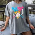 Six Seven Baseball Ice Cream Drip Cool 67 Gen Alpha Slang Women's Comfort Colors T-Shirt Gray Six Seven Baseball Ice Cream Drip Cool 67 Gen Alpha Slang Women's Comfort Colors T-Shirt Gray