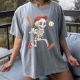 Skeleton Batting Baseball Halloween Boys Men Kids Women's Comfort Colors T-Shirt Gray Skeleton Batting Baseball Halloween Boys Men Kids Women's Comfort Colors T-Shirt Gray