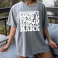 Somebody's Loud & Proud Baseball Mom Softball Baseball Lover Women's Comfort Colors T-Shirt Gray