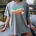 Somebody's Loudmouth Baseball Mama Baseball Mom Fan Women's Comfort Colors T-Shirt Gray