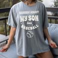 My Son Has Baseball Baseball Mom Mother's Day Sports Retro Women's Comfort Colors T-Shirt Gray My Son Has Baseball Baseball Mom Mother's Day Sports Retro Women's Comfort Colors T-Shirt Gray