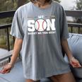My Son Bought Me This Baseball Mom Women's Comfort Colors T-Shirt Gray