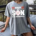 Sorry My Son Has Baseball Baseball Mom Women's Comfort Colors T-Shirt Gray Sorry My Son Has Baseball Baseball Mom Women's Comfort Colors T-Shirt Gray