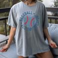 Spring 2024 Season Cute Baseball Mom All Day Everyday Women's Comfort Colors T-Shirt Gray Spring 2024 Season Cute Baseball Mom All Day Everyday Women's Comfort Colors T-Shirt Gray