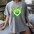 St Patrick Day Baseball Drip Ice Cream Boys Men Women's Comfort Colors T-Shirt Gray St Patrick Day Baseball Drip Ice Cream Boys Men Women's Comfort Colors T-Shirt Gray