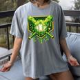 St Patrick's Day Baseball Boys Ice Cream Drip Youth Kids Women's Comfort Colors T-Shirt Gray