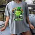 St Patricks Day Baseball Leprechaun Rainbow Green Baseball Women's Comfort Colors T-Shirt Gray St Patricks Day Baseball Leprechaun Rainbow Green Baseball Women's Comfort Colors T-Shirt Gray