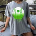 St Patricks Day Shamrock Baseball Irish Boys Kids Men Women's Comfort Colors T-Shirt Gray