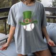 St Patricks Day Shamrock Baseball Saint Paddy's Kids Boys Women's Comfort Colors T-Shirt Gray
