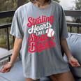 Stealing Hearts Like I Steal Bases Cute Baseball Boys Women's Comfort Colors T-Shirt Gray Stealing Hearts Like I Steal Bases Cute Baseball Boys Women's Comfort Colors T-Shirt Gray