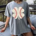 StPatrick’s Day Irish Shenanigans Baseball Fan Shamrock Tee Women's Comfort Colors T-Shirt Gray
