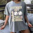 I Struck Out 100 Days Of School Baseball Fan Students Batter Premium Tri-Blend Women's Comfort Colors T-Shirt Gray I Struck Out 100 Days Of School Baseball Fan Students Batter Premium Tri-Blend Women's Comfort Colors T-Shirt Gray
