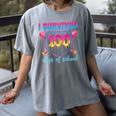I Survived 100 Days Of School Baseball 100th Day Kids Girls Women's Comfort Colors T-Shirt Gray