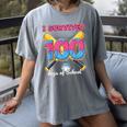 I Survived 100 Days Of School Baseball Cream Drip Boys Women's Comfort Colors T-Shirt Gray I Survived 100 Days Of School Baseball Cream Drip Boys Women's Comfort Colors T-Shirt Gray