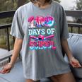 Survived 100 Days Of School Baseball Ice Cream Drip Boy Kids Women's Comfort Colors T-Shirt Gray