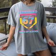 I Survived 67 Days Of School Baseball Trend For Boys Girls Women's Comfort Colors T-Shirt Gray
