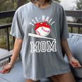 T-Ball Baseball Mom Teeball Mom Mother's Day 2024 Premium Women's Comfort Colors T-Shirt Gray