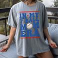 In My T-Ball Mom Era Baseball Mom Groovy Mother's Day Women's Comfort Colors T-Shirt Gray In My T-Ball Mom Era Baseball Mom Groovy Mother's Day Women's Comfort Colors T-Shirt Gray