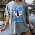 T1D Warrior Baseball Drip Diabetes Awareness Blue Ribbon Women's Comfort Colors T-Shirt Gray