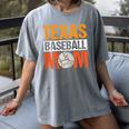 Texas Baseball Mom Design Baseball Player And Baseball Women's Comfort Colors T-Shirt Gray Texas Baseball Mom Design Baseball Player And Baseball Women's Comfort Colors T-Shirt Gray