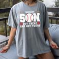 Thats My Son Out There And Not Yours Baseball Mom Women's Comfort Colors T-Shirt Gray Thats My Son Out There And Not Yours Baseball Mom Women's Comfort Colors T-Shirt Gray