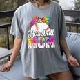 Tie Dye Baseball Mom Baseball Mama Sport Mother's Day Women's Comfort Colors T-Shirt Gray Tie Dye Baseball Mom Baseball Mama Sport Mother's Day Women's Comfort Colors T-Shirt Gray