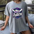 Ultimate Ballers Baseball Women's Comfort Colors T-Shirt Gray Ultimate Ballers Baseball Women's Comfort Colors T-Shirt Gray