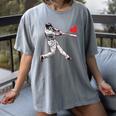 Valentines Baseball Batter Heart Player Silhouette Premium Tri-Blend Women's Comfort Colors T-Shirt Gray Valentines Baseball Batter Heart Player Silhouette Premium Tri-Blend Women's Comfort Colors T-Shirt Gray