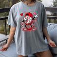 Valentines Baseball Toddler Boys Kids Dabbing Baseball Drip Women's Comfort Colors T-Shirt Gray