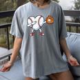 Valentines Day Baseball Ball Heart Dab Boys Kids Men Women's Comfort Colors T-Shirt Gray