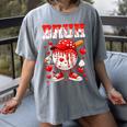 Valentines Day Baseball Drip Boys Bruh Ice Cream Toddler Kid Women's Comfort Colors T-Shirt Gray