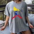 Venezuela Baseball Women's Comfort Colors T-Shirt Gray Venezuela Baseball Women's Comfort Colors T-Shirt Gray