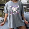 I Wear Purple For Alzheimers Awareness Baseball Heart Ribbon Women's Comfort Colors T-Shirt Gray I Wear Purple For Alzheimers Awareness Baseball Heart Ribbon Women's Comfort Colors T-Shirt Gray