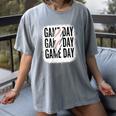 Womens Baseball Mom Leopard Game Day Mother's Day Women's Comfort Colors T-Shirt Gray Womens Baseball Mom Leopard Game Day Mother's Day Women's Comfort Colors T-Shirt Gray