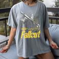 Women's Fallout TV Series Lucy Do Unto Others Baseball Bat Gamer Women's Comfort Colors T-Shirt Gray