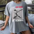 Women's I Hit 100 Days Of School Baseball 100th Day Boys Kids Women's Comfort Colors T-Shirt Gray