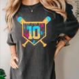 10 Years Old 10th Birthday Baseball Ice Cream Dripping Boys Women's Comfort Colors T-Shirt Pepper 10 Years Old 10th Birthday Baseball Ice Cream Dripping Boys Women's Comfort Colors T-Shirt Pepper