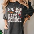 100 Days Of School Baseball 100th Day Of School Coquette Bow Women's Comfort Colors T-Shirt Pepper 100 Days Of School Baseball 100th Day Of School Coquette Bow Women's Comfort Colors T-Shirt Pepper