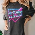 100 Days Of School Baseball 100th Day Ice Cream Boys Kids Women's Comfort Colors T-Shirt Pepper