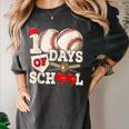 100 Days Of School Baseball 100th Day Of School Kids Teacher Women's Comfort Colors T-Shirt Pepper 100 Days Of School Baseball 100th Day Of School Kids Teacher Women's Comfort Colors T-Shirt Pepper
