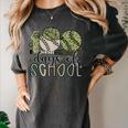 100 Days Of School Baseball Camo Cap Kids Boys 100th Day Women's Comfort Colors T-Shirt Pepper