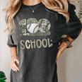 100 Days Of School Baseball Cap Boy School Teacher Women's Comfort Colors T-Shirt Pepper
