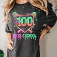 100 Days Of School Baseball Ice Cream Drip 100th Day Player Women's Comfort Colors T-Shirt Pepper 100 Days Of School Baseball Ice Cream Drip 100th Day Player Women's Comfort Colors T-Shirt Pepper
