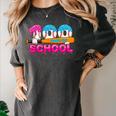 100 Days Of School Baseball Ice Cream Drip For Teacher Kid Women's Comfort Colors T-Shirt Pepper