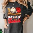 100 Days Of School Baseball Player Sports Game Teacher Kid Women's Comfort Colors T-Shirt Pepper