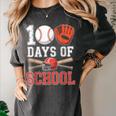 100 Days Of School Baseball Player Teacher Student Women's Comfort Colors T-Shirt Pepper 100 Days Of School Baseball Player Teacher Student Women's Comfort Colors T-Shirt Pepper