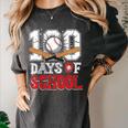 100 Days Of School Baseball 100 Days Smarter Boys Student Women's Comfort Colors T-Shirt Pepper 100 Days Of School Baseball 100 Days Smarter Boys Student Women's Comfort Colors T-Shirt Pepper