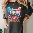 100 Days Of School Ice Cream Baseball Player For Kids Boys Women's Comfort Colors T-Shirt Pepper